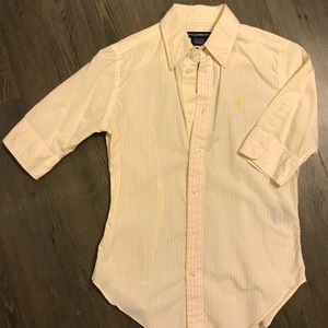 Ralph Lauren Polo, 3/4 sleeve oxford
